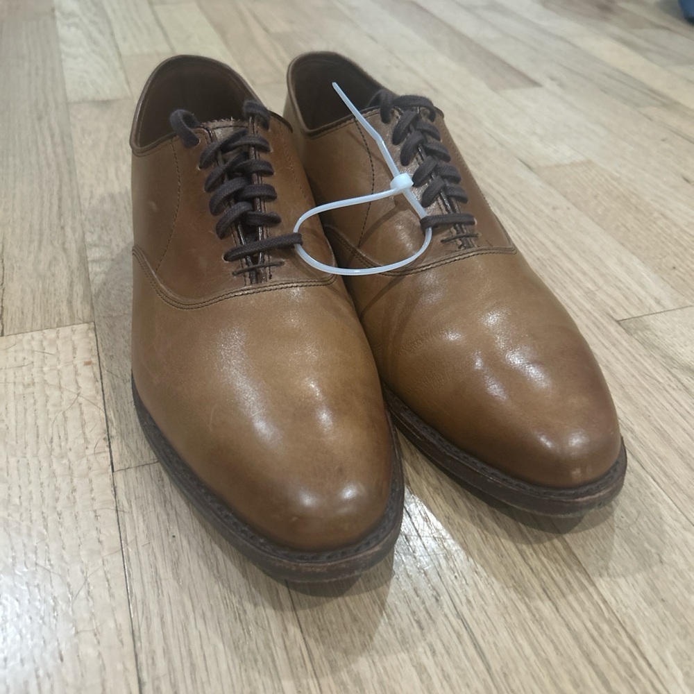 Allen Edmonds Carlyle Brown Leather Dress Shoes